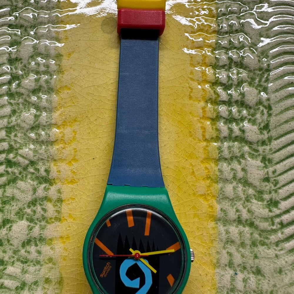 Swatch Watch Lady Gamela LG102 Vintage 1986 - Picture 5 of 7